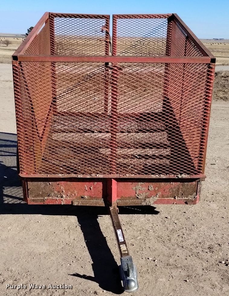 image for item EH0051 Shop built utility trailer