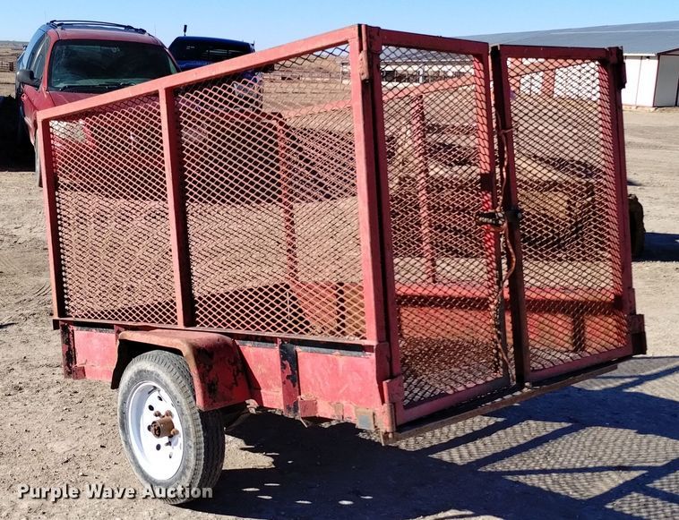 image for item EH0051 Shop built utility trailer