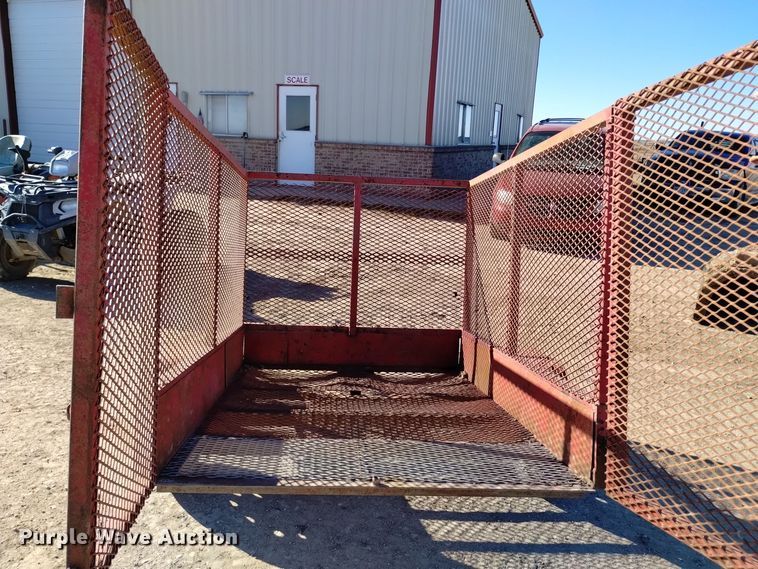 image for item EH0051 Shop built utility trailer