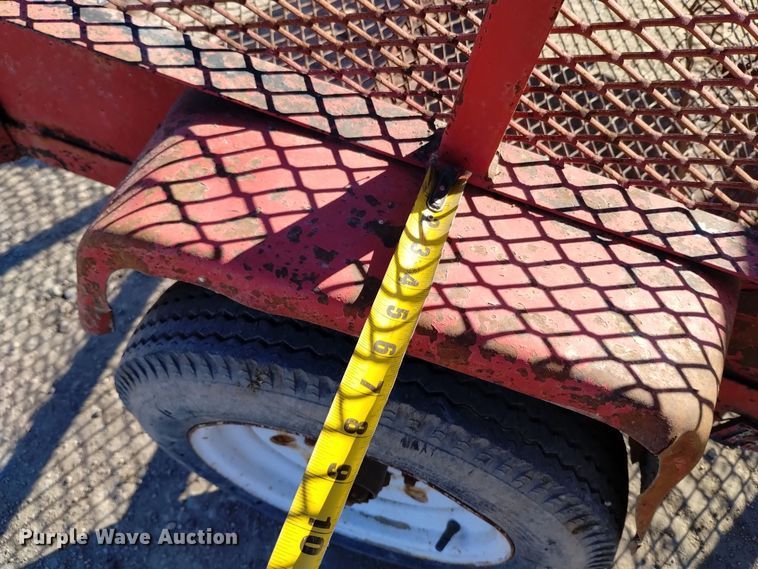image for item EH0051 Shop built utility trailer