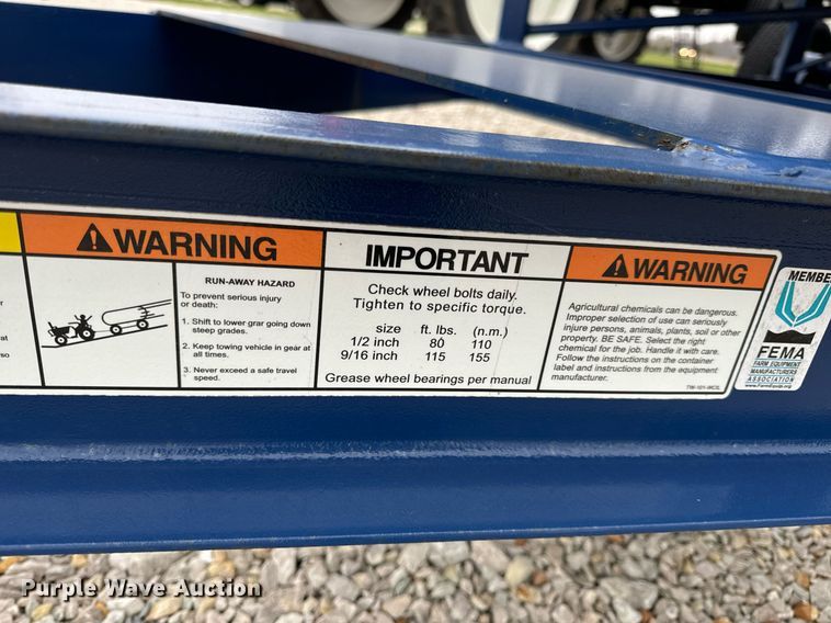 image for item EH7365 Duo-Lift  DC6050 double cone nurse tank trailer