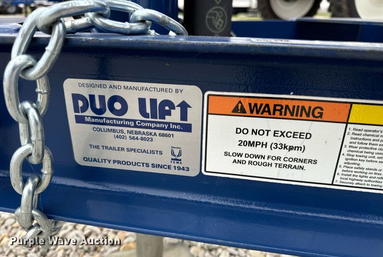 image for item EH7365 Duo-Lift  DC6050 double cone nurse tank trailer