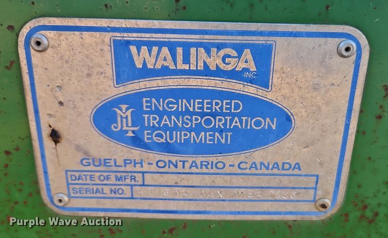 image for item EI8652 (2) Walinga Agri-Vac 614 Deluxe grain vacuums