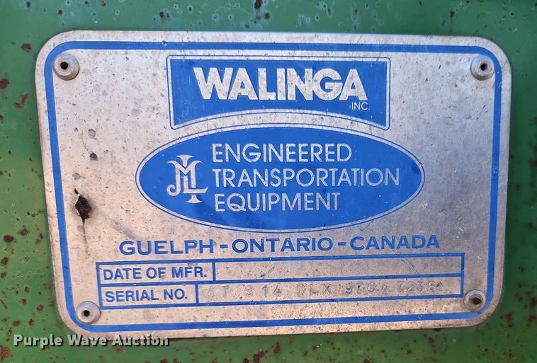 image for item EI8652 (2) Walinga Agri-Vac 614 Deluxe grain vacuums