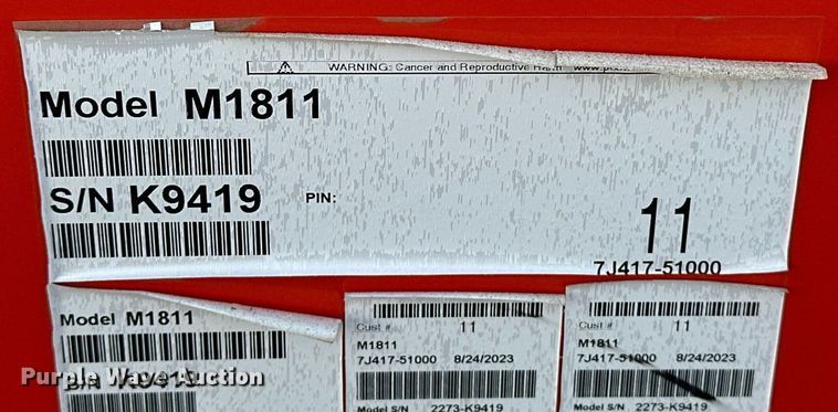 image for item EJ5176 Kubota M1811 loader bucket