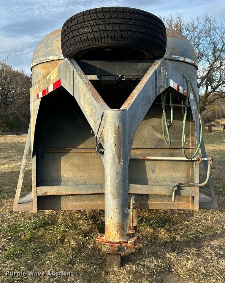 image for item EJ5224 Shop built  Livestock trailer