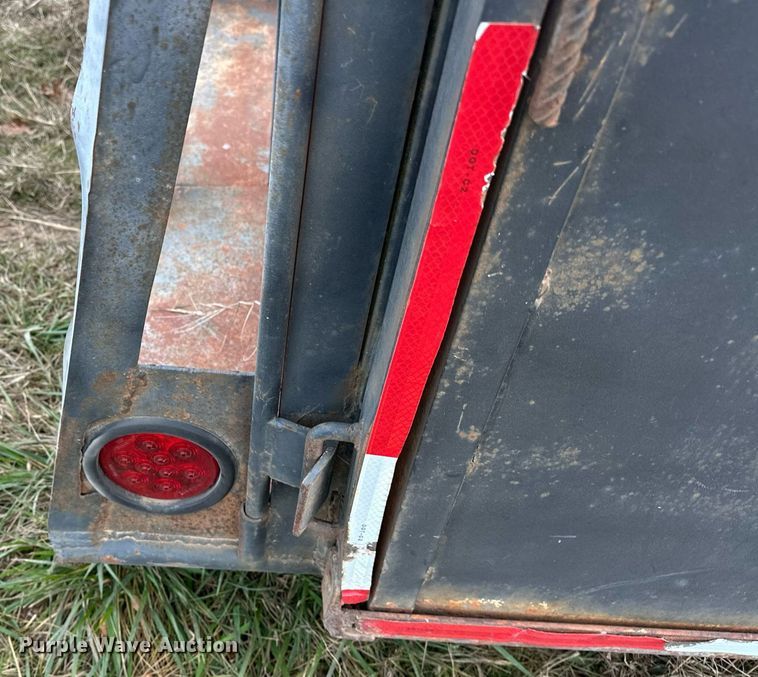 image for item EJ5224 Shop built  Livestock trailer