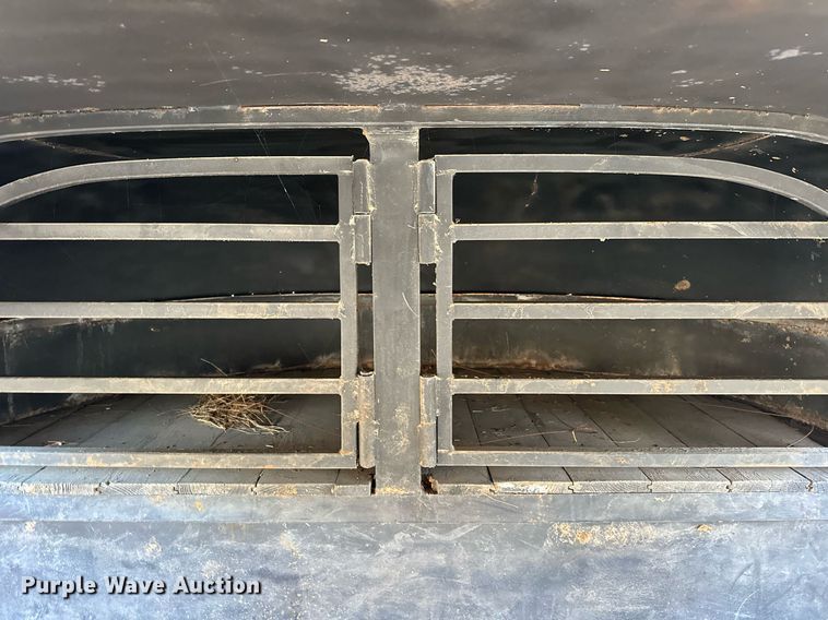 image for item EJ5224 Shop built  Livestock trailer