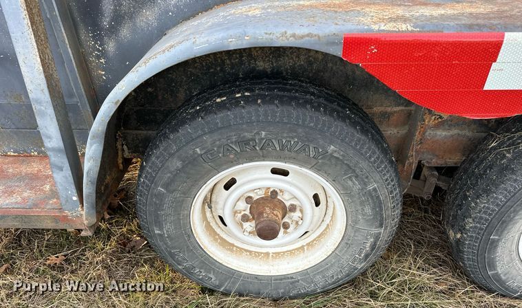 image for item EJ5224 Shop built  Livestock trailer