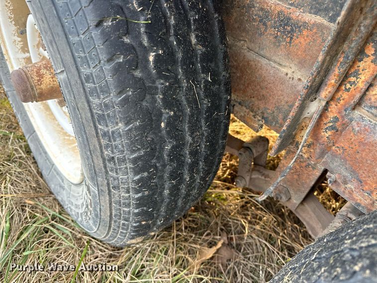 image for item EJ5224 Shop built  Livestock trailer