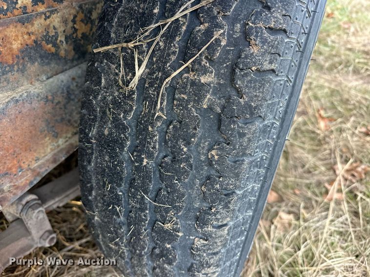 image for item EJ5224 Shop built  Livestock trailer