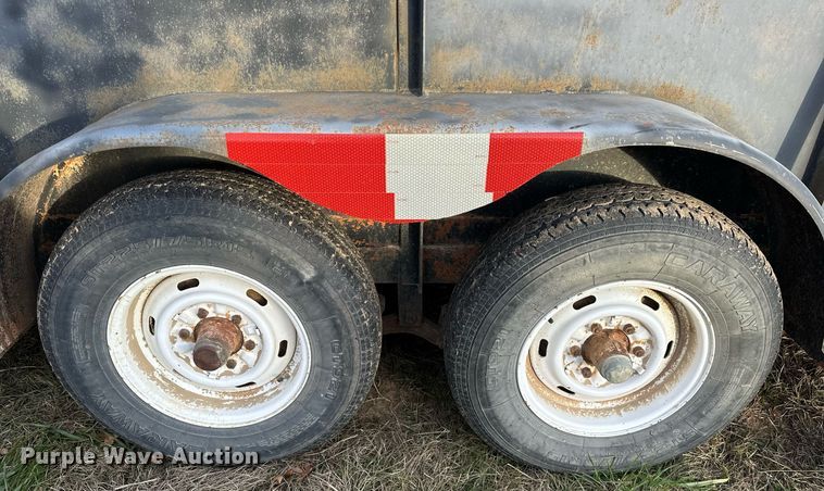 image for item EJ5224 Shop built  Livestock trailer