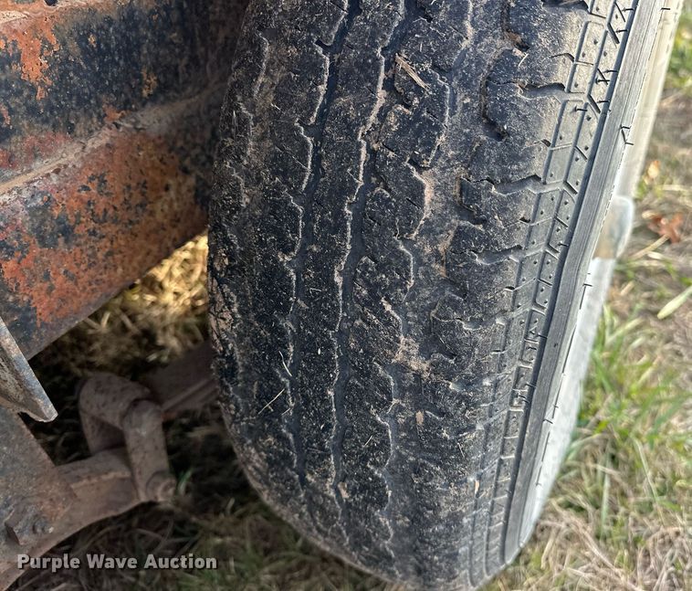 image for item EJ5224 Shop built  Livestock trailer