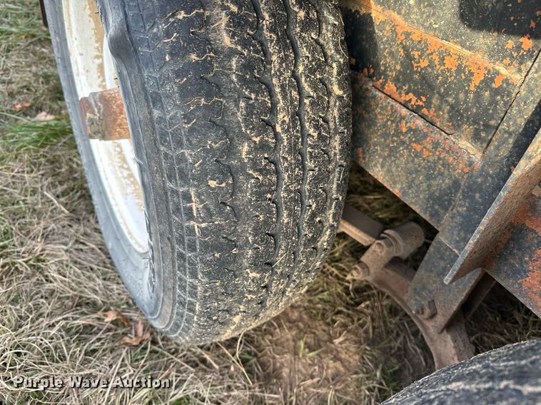 image for item EJ5224 Shop built  Livestock trailer