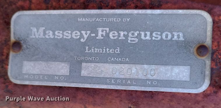 image for item EJ8109 Massey Ferguson  36 hay rake