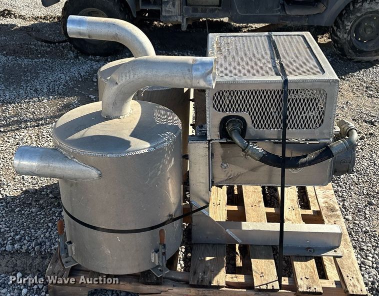 image for item EM0014 Shop built hydraulic oil cooler