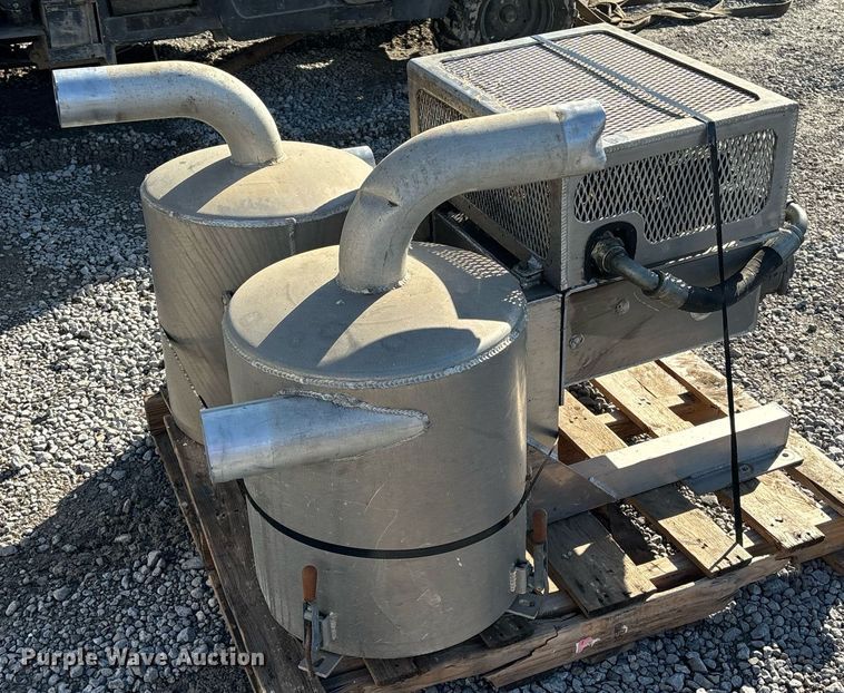 image for item EM0014 Shop built hydraulic oil cooler