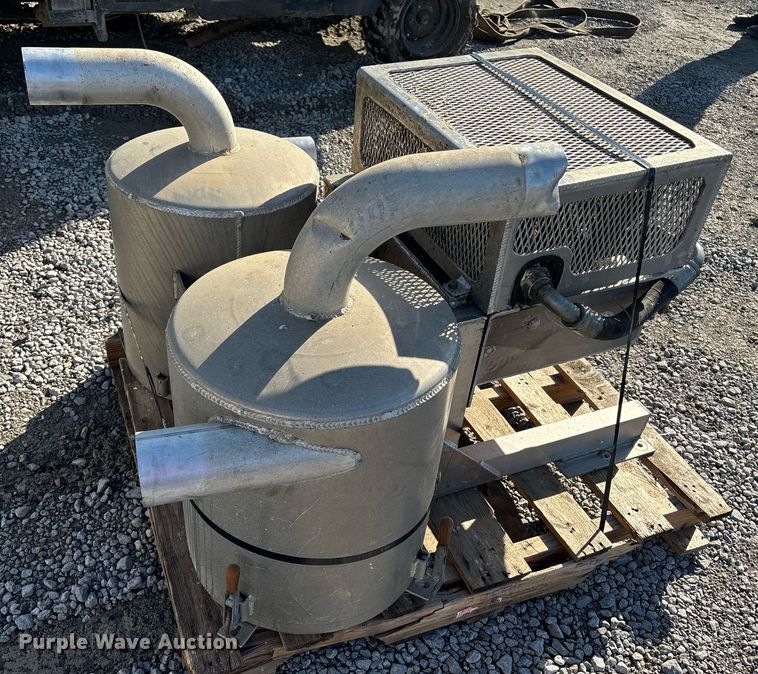 image for item EM0014 Shop built hydraulic oil cooler