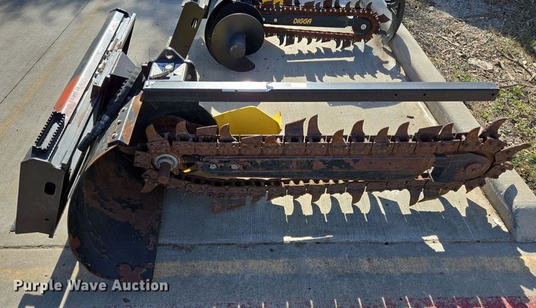 image for item EQ2507 Digga BFT2-000001 skid steer trencher