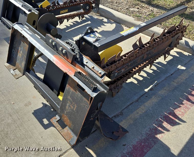 image for item EQ2507 Digga BFT2-000001 skid steer trencher