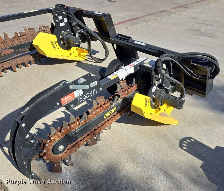 image for item EQ2508 Digga BFT-000017 skid steer trencher