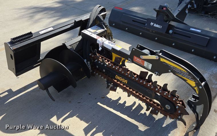 image for item EQ2508 Digga BFT-000017 skid steer trencher