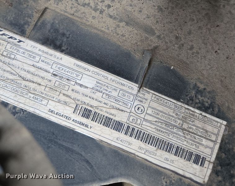 image for item EQ3654 2015 New Holland  TS6 MFWD tractor