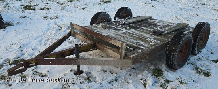 image for item EQ3725 1982 Shop built utility trailer