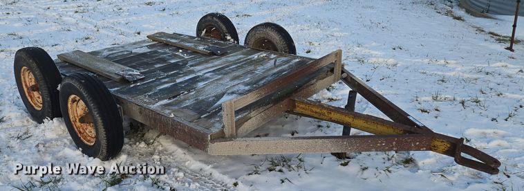 image for item EQ3725 1982 Shop built utility trailer