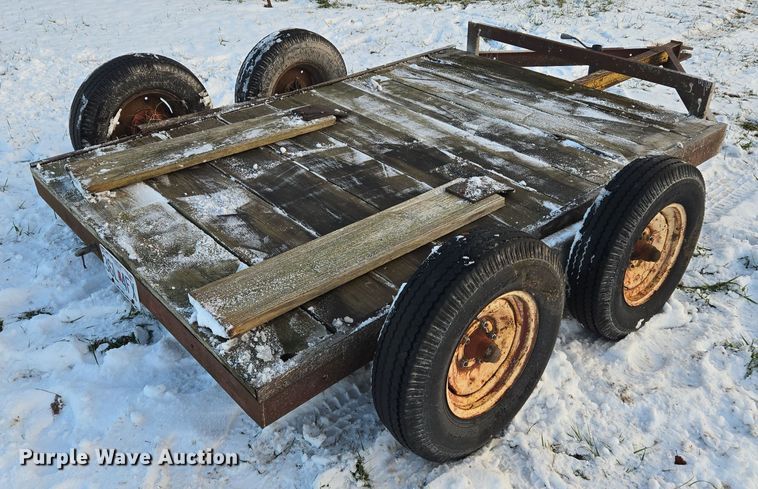image for item EQ3725 1982 Shop built utility trailer