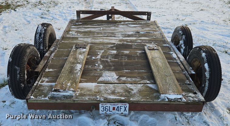image for item EQ3725 1982 Shop built utility trailer