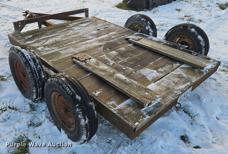 image for item EQ3725 1982 Shop built utility trailer