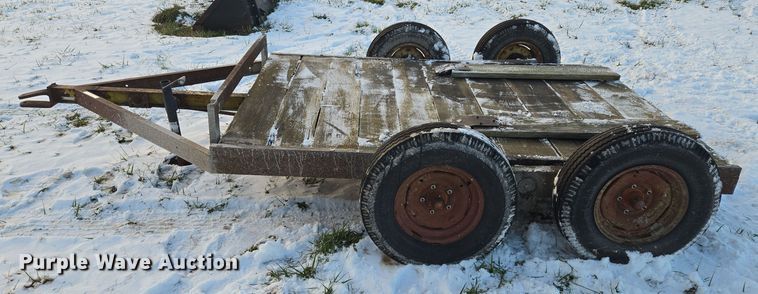 image for item EQ3725 1982 Shop built utility trailer