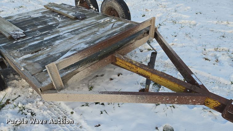 image for item EQ3725 1982 Shop built utility trailer