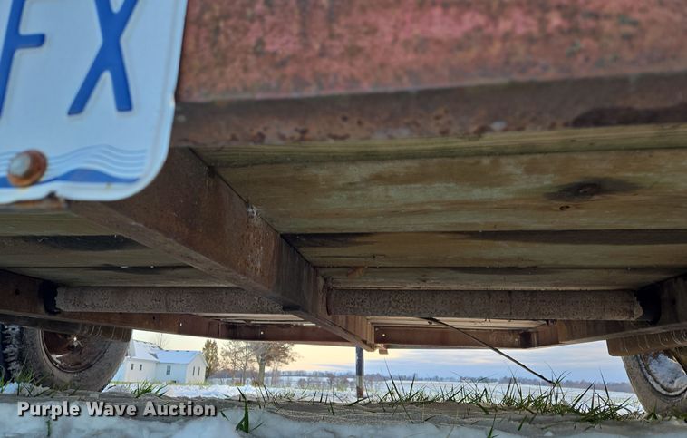 image for item EQ3725 1982 Shop built utility trailer