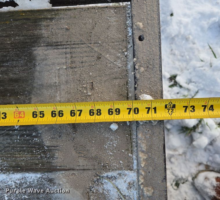 image for item EQ3725 1982 Shop built utility trailer