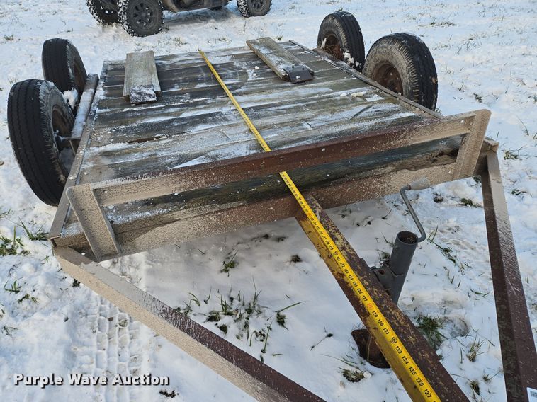 image for item EQ3725 1982 Shop built utility trailer