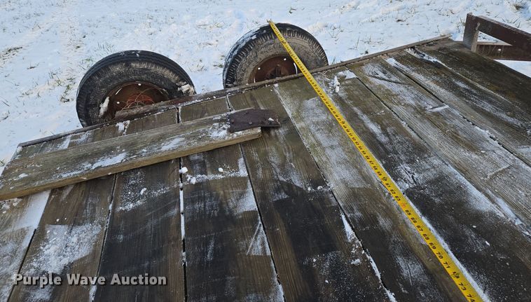 image for item EQ3725 1982 Shop built utility trailer