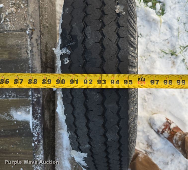 image for item EQ3725 1982 Shop built utility trailer