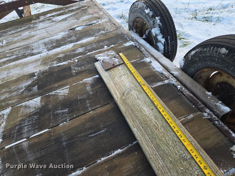 image for item EQ3725 1982 Shop built utility trailer