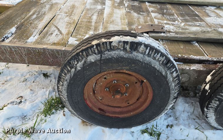 image for item EQ3725 1982 Shop built utility trailer