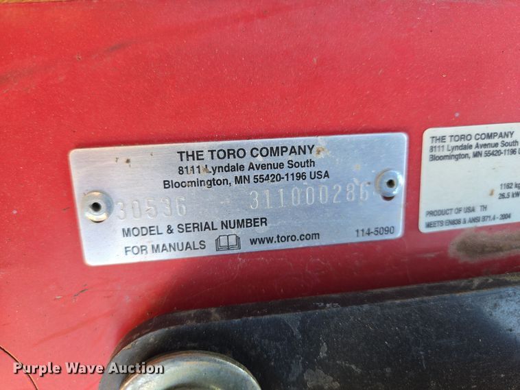 image for item EQ3763 2011 Toro  Groundsmaster 360 lawn mower