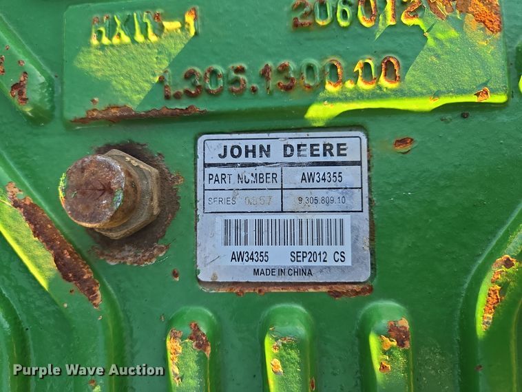 image for item EQ3771 2017 John Deere  CX20 batwing rotary mower
