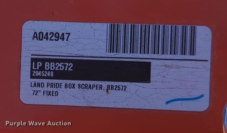 image for item ER4623 Land Pride LP BB2572 box blade