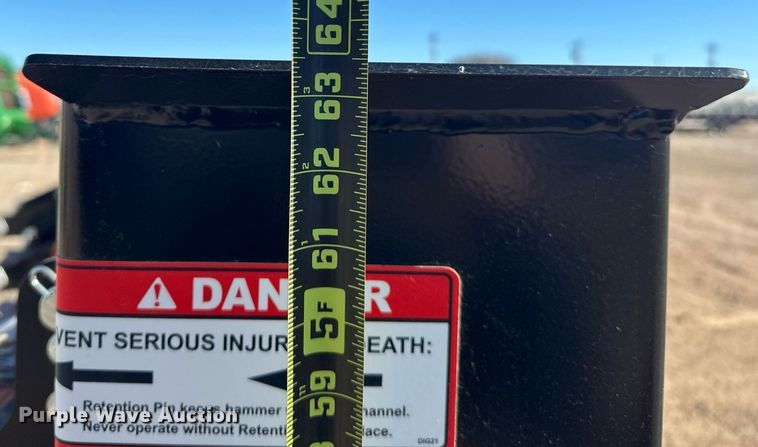 image for item ER4630 Danuser SM40 skid steer post driver