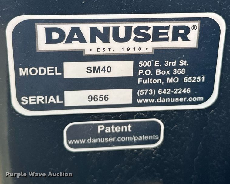 image for item ER4630 Danuser SM40 skid steer post driver