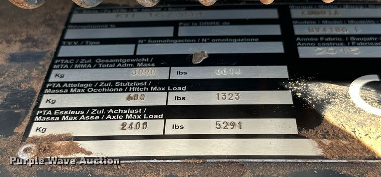 image for item ER4639 2015 Kubota BV4180 round baler