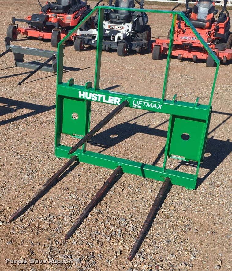 image for item ER4671 Hustler LiftMax LE110 skid steer bale spear