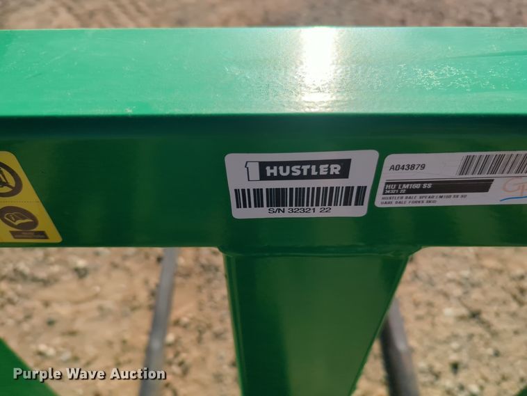 image for item ER4679 Hustler LM160 skid steer bale spear