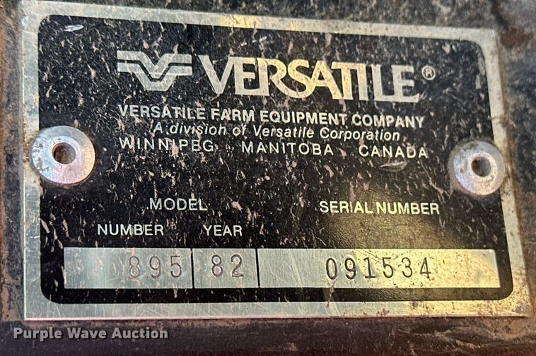 image for item ER8329 1982 Versatile 895 4WD tractor